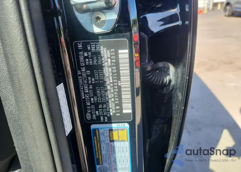 2020 Kia Sorento L z USA, uszkodzony, nr VIN 5XYPG4A31LG674053